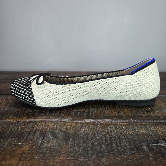 NEW Rothys The Ballet Flat Bow Womens 6.5 Flats Slip On Ballet Shoes Brown - Picture 6 of 11